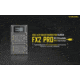 Nitecore FX2 PRO Dual Slot USB Digital Charger for Fujifilm NP-T125 Camera Batteries, Black, 6952506492893