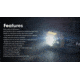 Nitecore HA13 Lightweight LED Headlamp, AAA, 350 Lumen, Black, FL-NITE-HA13