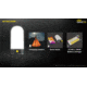 Nitecore LR60 280 Lumen USB Rechargeable LED Camping Lantern, Black, 6952506406654