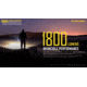 Nitecore MH10S 1800 Lumen USB-C Rechargeable Flashlight, Black, 6952506406470