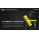Nitecore MH12S 1800 Lumen USB-C Rechargeable Flashlight Mounting Kit, Black, 6952506466610