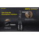 Nitecore NEW P30 1000 Lumen 676 Yard Long Throw Hunting Flashlight, Black, 6952506405534