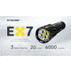 Nitecore EX7 USB-C Rechargeable 6000 Lumens LED Flashlight