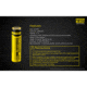 Nitecore NL1832 3200mAh Rechargeable 18650 Battery, Yellow, 6952506491490