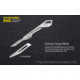 Nitecore NTK05 Titanium Folding Scalpel Keychain Knife, 2.17in, TC4 Titanium Alloy, SIlver, 6952506493098