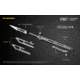 Nitecore NTK07 Titanium Knife, 4.51in, Silver, 6952506494088