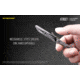 Nitecore NTK07 Titanium Knife, 4.51in, Silver, 6952506494088