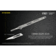 Nitecore NTK07 Titanium Knife, 4.51in, Silver, 6952506494088