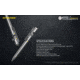 Nitecore NTP30 Titanium Bidirectional Bolt Action Tactical Pen, Silver, 6952506492879