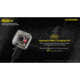 Nitecore NU05 v2 High Performance LED Rechargeable Red White Safety &amp; Signal Light, White/Red, 40 Lumens, Black, 6952506407286