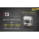 Nitecore NU05 White &amp; Red USB Rechargeable Emergency Signal Light, Black, 6952506403837