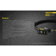 Nitecore NU32 1 x 3.7V Li-ion CREE XP-G3 S3 LED rechargeable Headlamp, 550 Lumens, Black, NU32