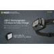 Nitecore NU33 Triple Output Rechargeable LED Headlamp, 700 Lumens, USB-C, Black, FL-NITE-NU33-BK