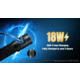 Nitecore P17iX Compact 5000 Lumen 21700 I-Series Rechargeable Li-Ion LED Tactical Flashlight w/ Customizable Controls