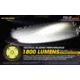 Nitecore P20i UV 1800 Lumen Rechargeable Flashlight with UV Light, Black, 6952506406616