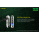 Nitecore TIKI GITD 300 Lumen Rechargeable Keychain Flashlight, Green, 6952506406258