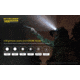 Nitecore TM9K 9500 Lumen USB-C Rechargeable Flashlight, Black, 6952506405602