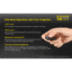 Nitecore TUBE v2.0 55 Lumen USB Rechargeable Keychain Flashlight, Black, 6952506405350