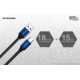 Nitecore UAC20 3.3ft USB Type C 3A Fast Charging Cable, Blue, 6952506493272