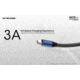 Nitecore UAC20 3.3ft USB Type C 3A Fast Charging Cable, Blue, 6952506493272