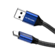 Nitecore UAC20 3.3ft USB Type C 3A Fast Charging Cable, Blue, 6952506493272