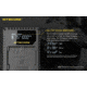 Nitecore UCN1 Canon Camera Battery Charger for LP-E6, LP-E6N and LP-E8 Batteries, Black, 6952506491797