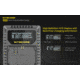 Nitecore UCN3 Digital USB Charger for Canon LP-E6N Camera Batteries, Black, 6952506492886
