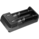 Nitecore Intelligent USB Lithium-ion Battery Charger, UI2, Dual-Slot, 18650, 18350, 20700, 21700, Black, 6952506492923