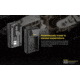 Nitecore ULQ Leica Digital USB Battery Charger for BP-DC12 Camera Batteries, Black, 6952506491827