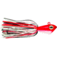 No Alibi Alien Jig Offshore Series, Glow Red/Black Skirt, 6 oz Red Head, NA-AJR6