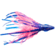 No Alibi NA-DD03-1/4U Dolphin Delight Trolling Lure, Rigged &amp; Ready, Blue/Pink Skirt, 1/4 oz Head, 4.5", 7/0 Hook, 135 lb Cable, 3 ft, NA-DD03-1/4U