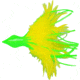 No Alibi NA-DD04-1/4U Dolphin Delight Trolling Lure, Rigged &amp; Ready, Green/Yellow Skirt, 1/4 oz Head, 4.5", 7/0 Hook, 135 lb Cable, 3 ft, NA-DD04-1/4U