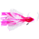 No Alibi NA-DD13-1.5U Dolphin Delight Trolling Lure, Rigged &amp; Ready, Pink/White Skirt, 1.5 oz Head, 6", 7/0 Hook, 135 lb Cable, 3 ft, NA-DD13-1.5U