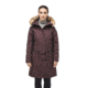 Nobis Alissa Midi Fitted Parka - Womens, Burgundy, Extra Small, ALISSA-CY BURGUNDY-XS