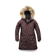 Nobis Alissa Midi Fitted Parka - Womens, Burgundy, Extra Small, ALISSA-CY BURGUNDY-XS