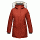 Nobis Carla Parka - Women's-Crosshatch Red Rum-X-Small