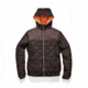 Nobis Elle Quilted Hooded Jacket - Womens -Dark Brown/Heathered Burgundy-Small
