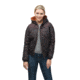 Nobis Elle Quilted Hooded Jacket - Womens -Dark Brown/Heathered Burgundy-Small