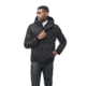 Nobis Holt Hooded Hip Length Jacket - Mens, Crosshatch Black, Small, HOLT-CH BLACK-S