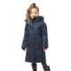 Nobis Little Astrid Long Coat - Kids, Crosshatch Navy, Large, LIL ASTRID-CH NAVY-L