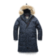Nobis Will Knee Length Parka - Mens, Crosshatch Navy, Extra Large, WILL-CH NAVY-XL