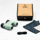 Nocs Provisions Standard Issue 10x25mm Roof Prism Waterproof Binoculars, Rugged, Icy Mint, NOC-STX-GN3