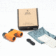 Nocs Provisions Standard Issue 10x25mm Roof Prism Waterproof Binoculars, Rugged, Sunset Orange, NOC-STX-ORG