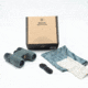 Nocs Provisions Standard Issue 10x25mm Roof Prism Waterproof Binoculars, Rugged, Willow Gray, NOC-STX-GRY