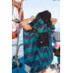 Nomadix Changing Poncho, Copacabana Navy Teal, Medium/Large, CP-COPA-102