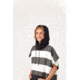 Nomadix Changing Poncho, Stripes Noll Black, Small/Medium, KCP-STRP-101