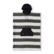 Nomadix Changing Poncho, Stripes Noll Black, Small/Medium, KCP-STRP-101