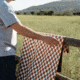 Nomadix Original Towel, Check Coconut, 30in x 72.5in, NM-CHEC-101