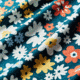 Nomadix Original Towel, Spring Flowers, 30in x 72.5in, NM-SPRI-101