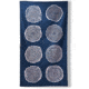 Nomadix Ultralight Towel, Rings Of Time Navy, One Size, PKXL-RING-101